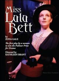 Laurie Schroder as Miss Lulu Bett, in the Pulitzer Prize-winning drama of the same name, by Zona Gale, directed by Kathleen Brant, at the WorkShop Theater Company, in March-April of 2010.